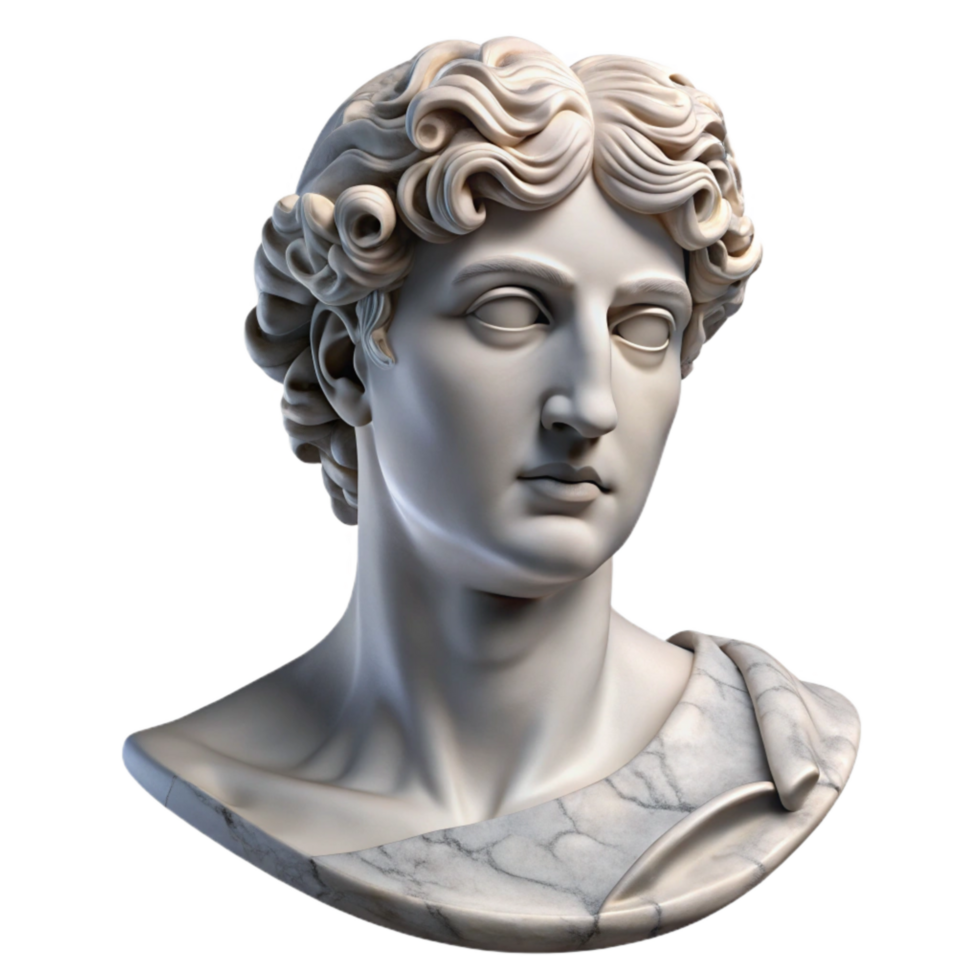 impressive artistic Marble Statue Classic Design Cutout detailed png