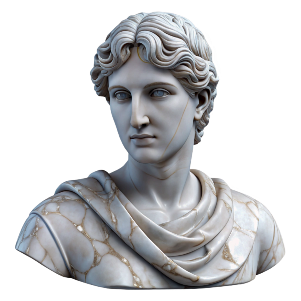 impressive modern Marble Statue Detail Cutout professional png