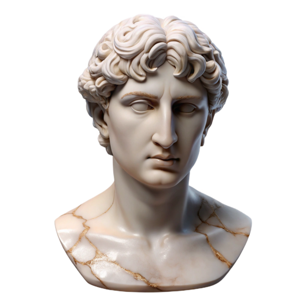 stunning contemporary Marble Statue Realistic Texture Cutout genuine png