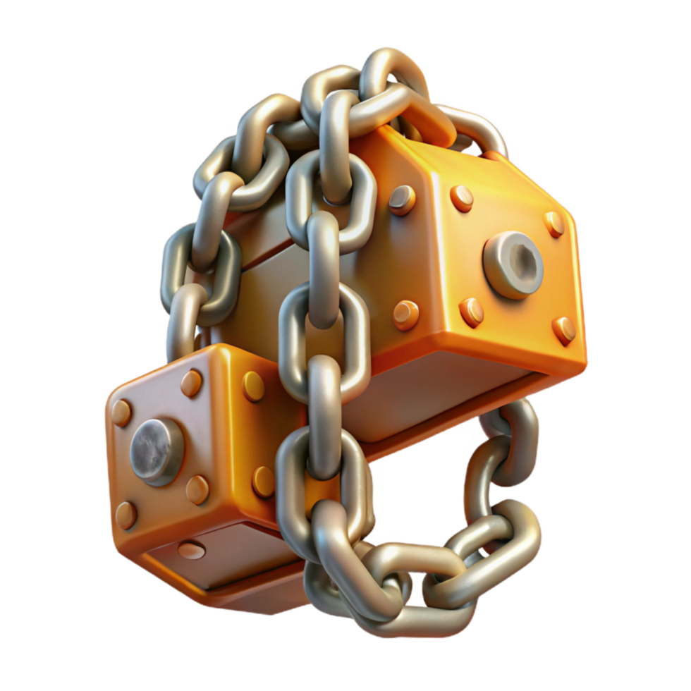 impressive contemporary Marine Salvage Chain Block with Heavy Lifting Capacity genuine png