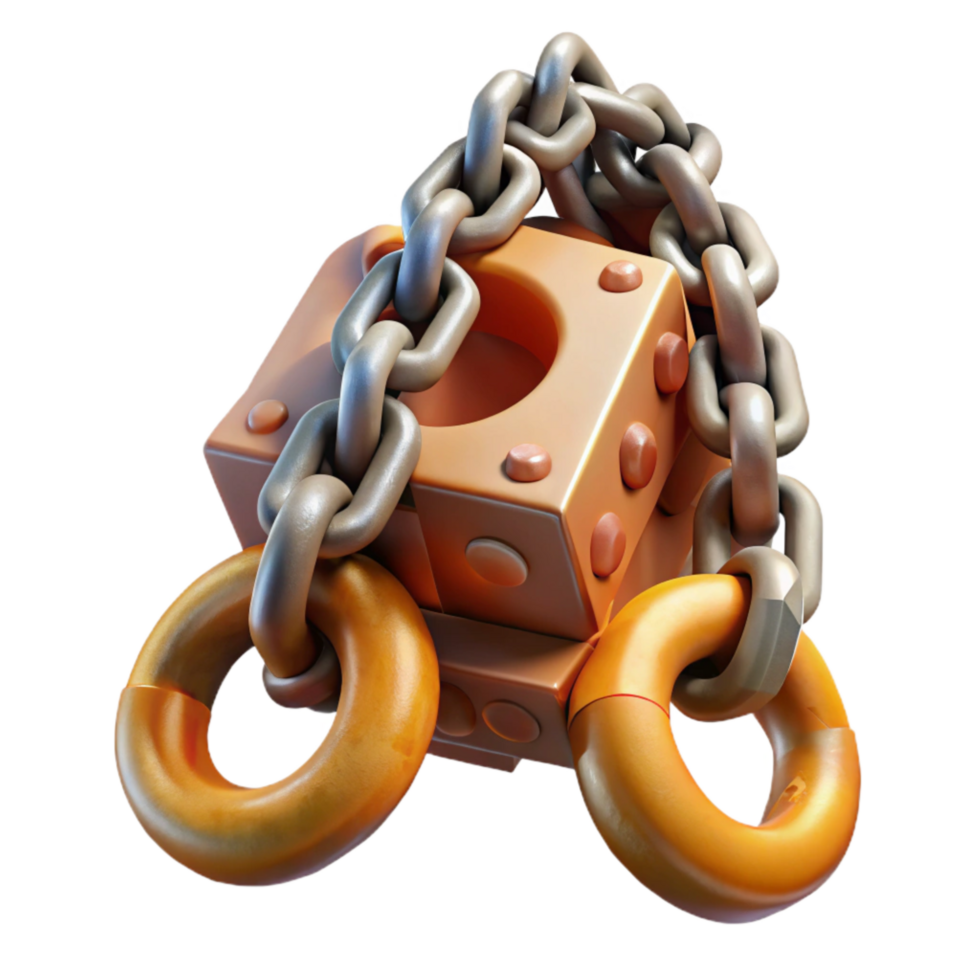 magnificent creative Marine Salvage Chain Block with Heavy Lifting Capacity detailed png