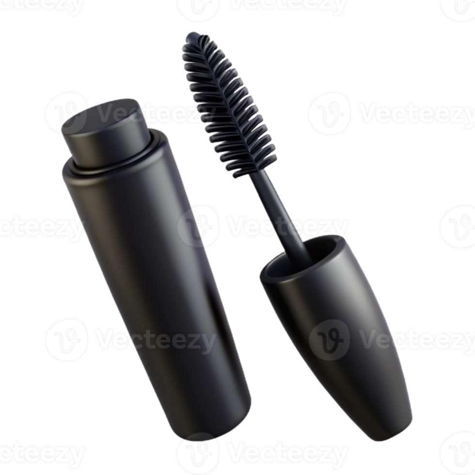 elegant creative Mascara Black Volumizing Isolated on Transparent Background png