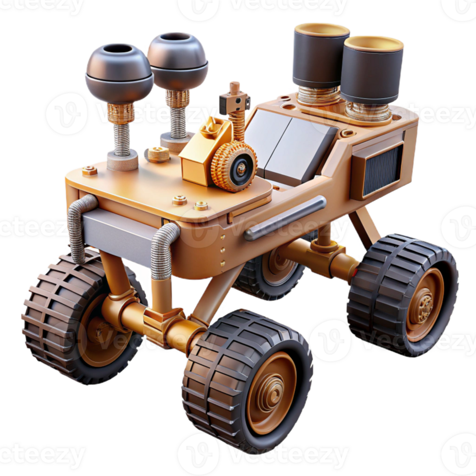 vibrant artistic Mars Rover with Robotic Arm exclusive png
