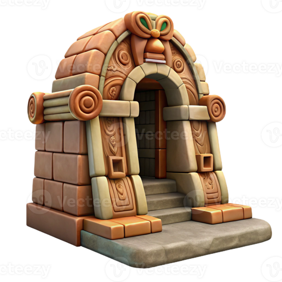 extraordinary creative Mayan Temple Doorway Stone Carving Detail png
