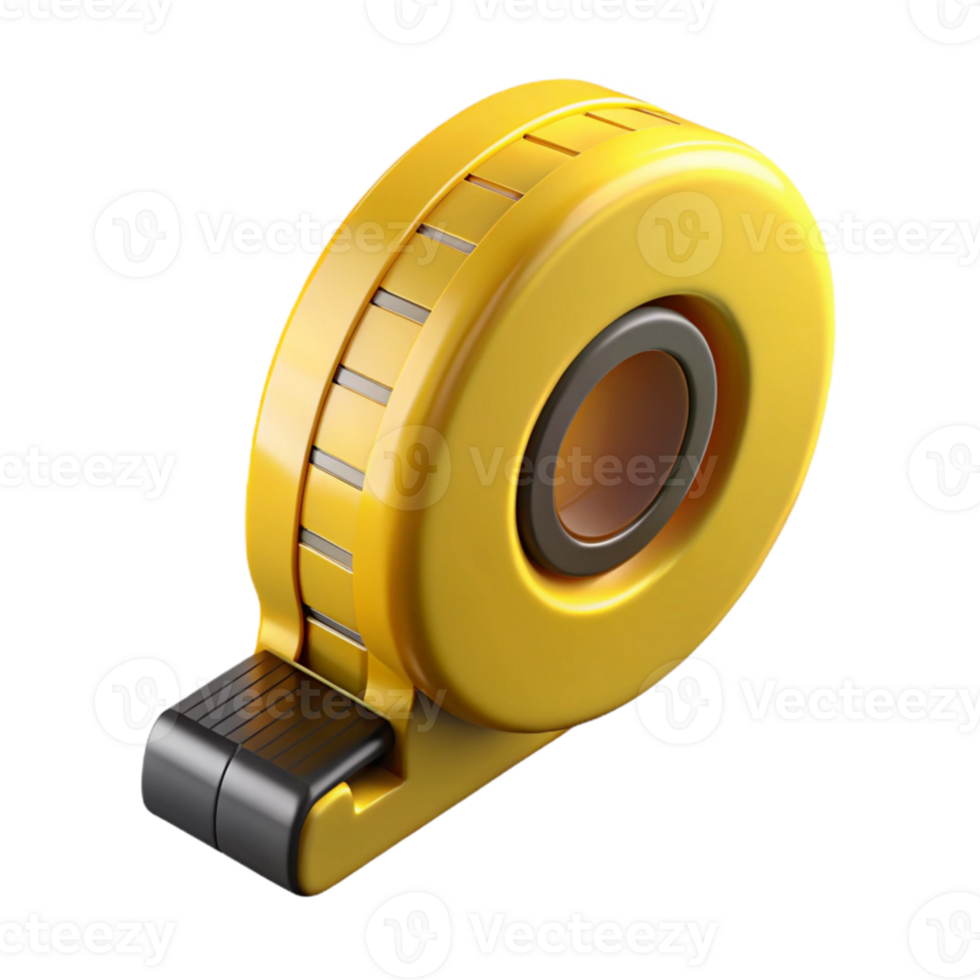 wonderful modern Measuring Tape Extended Yellow Isolated high resolution png