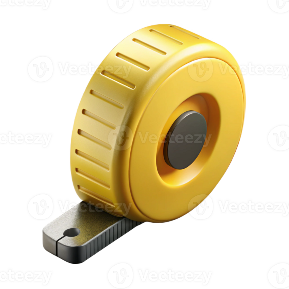 magnificent vintage Measuring Tape Yellow Cutout Image premium png