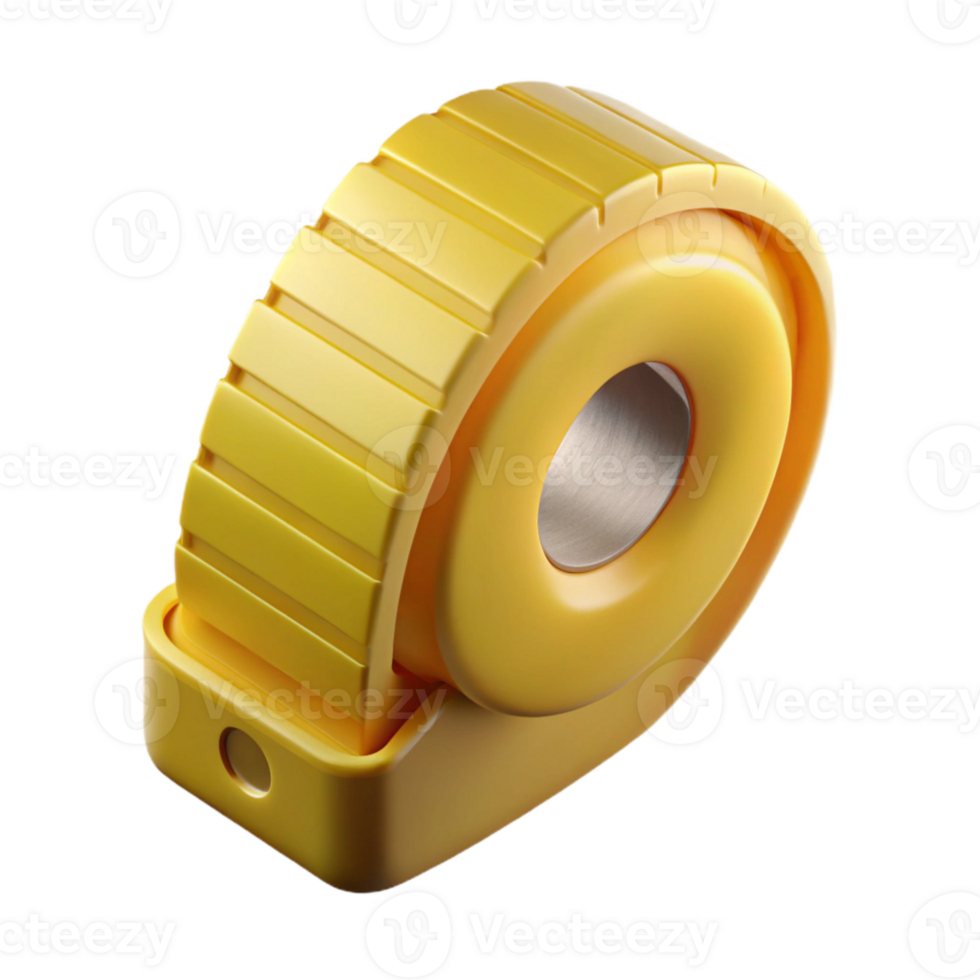 elegant traditional Measuring Tape Yellow Cutout Image high quality png