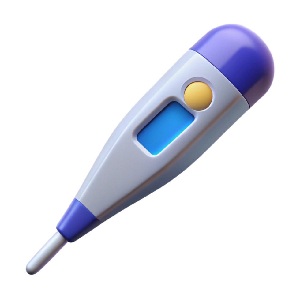 magnificent creative Medical Thermometer Digital with Display Isolated authentic png