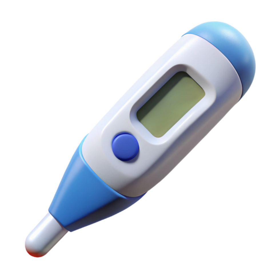 magnificent classic Medical Thermometer Digital with Display Isolated high quality png