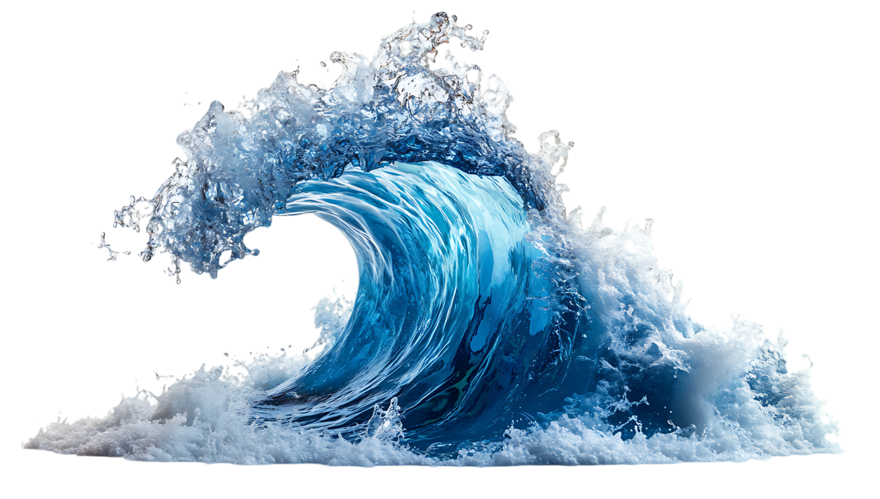 Ocean wave crashing transparent bd png