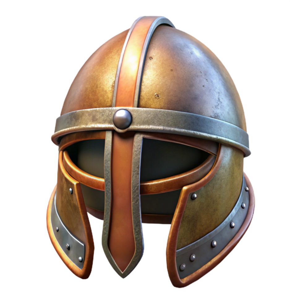 magnificent creative Medieval Helmet Front View Isolated exclusive png