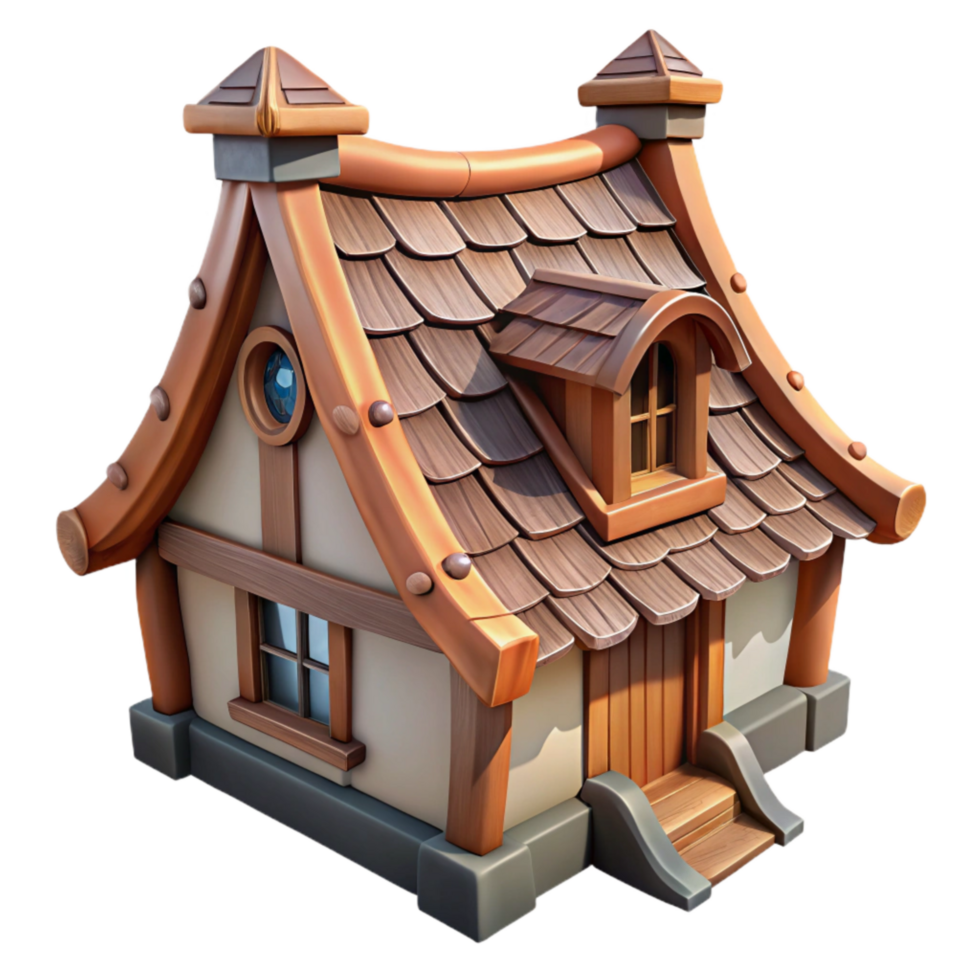 wonderful abstract Medieval Village House Roof Transparent exclusive png