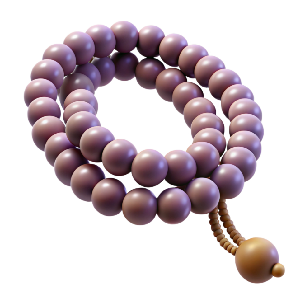 wonderful rustic Meditation Beads Beaded Texture with Transparent Background high quality png