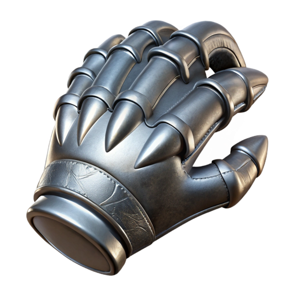 dramatic abstract Metallic Gloves Claw Design Cutout genuine png