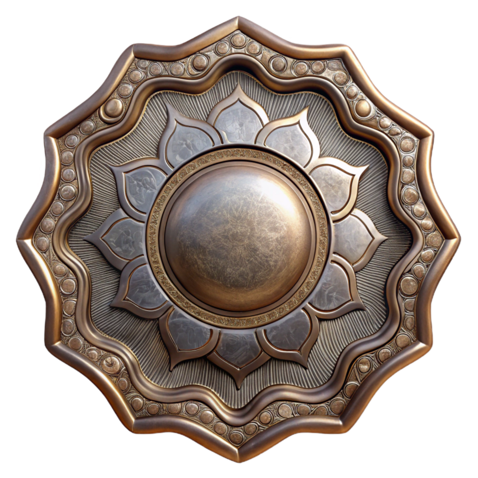 magnificent minimalist Metal Plate with Decorative Border Cutout professional png