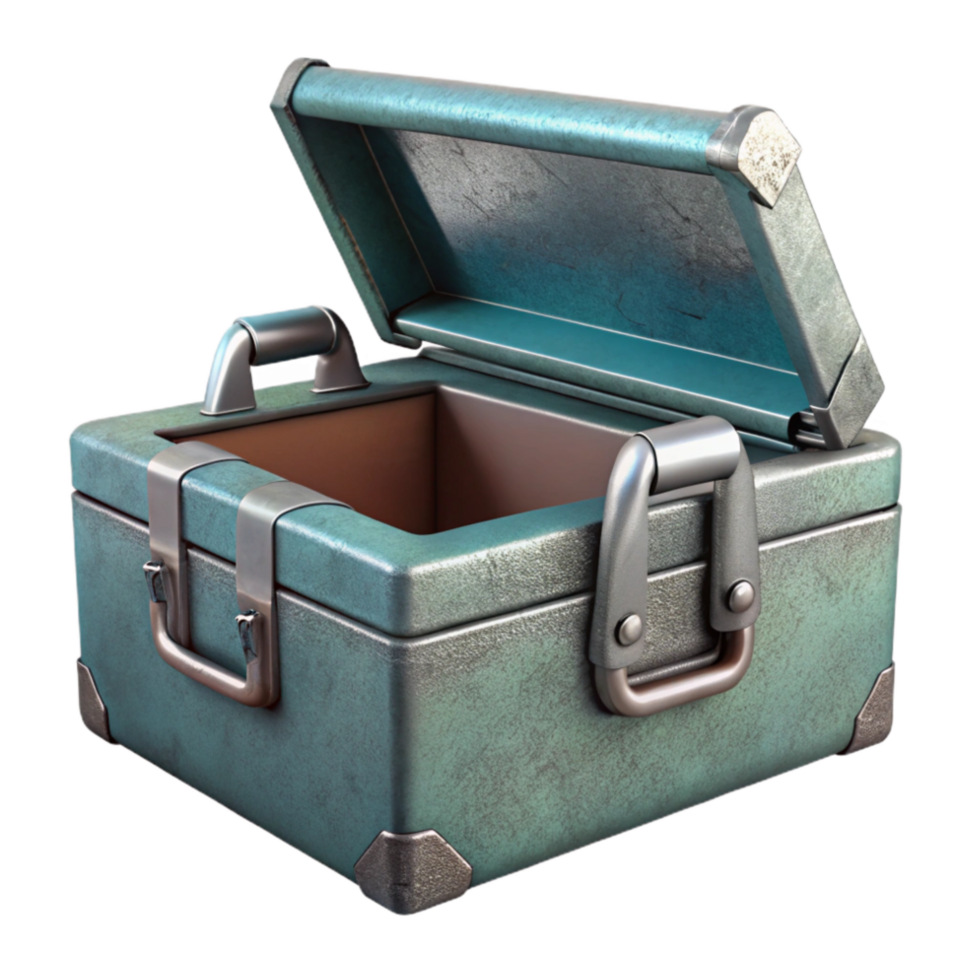 stunning abstract Metal Toolbox Open Isolated Element high resolution png