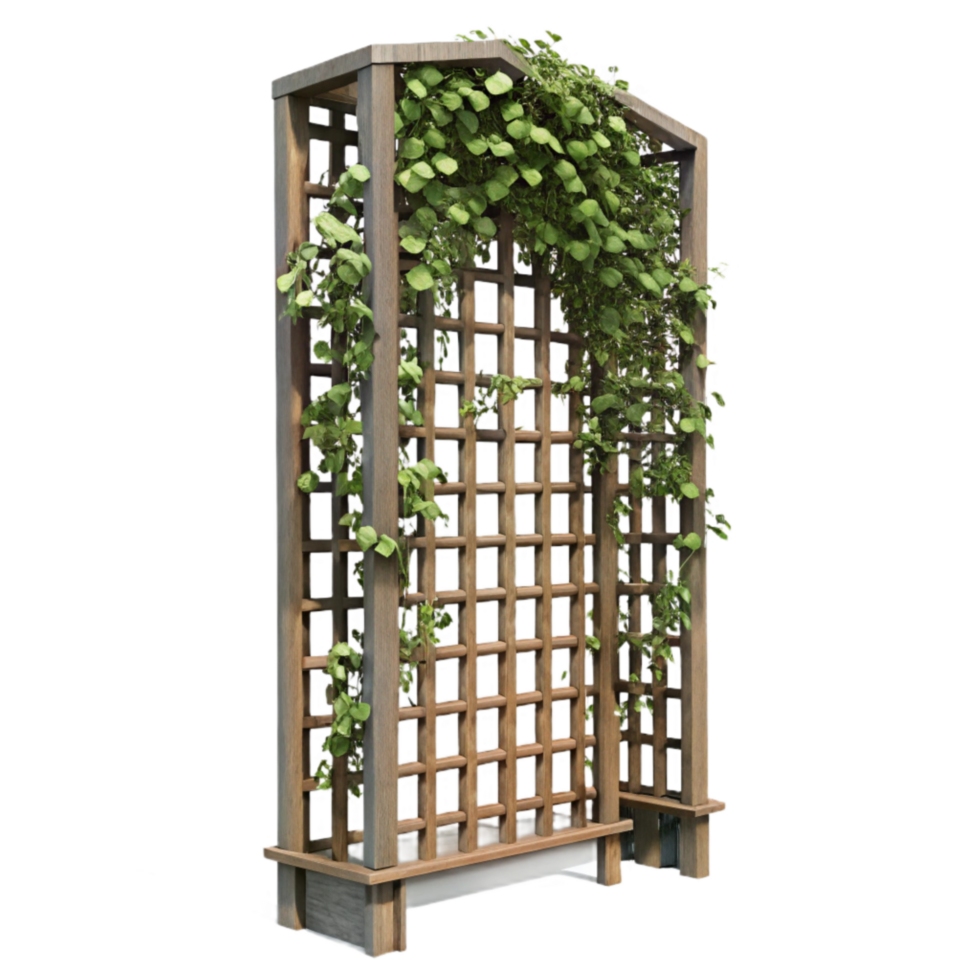 wonderful classic Metal Trellis Vertical Garden Cutout Climbing Vines premium png