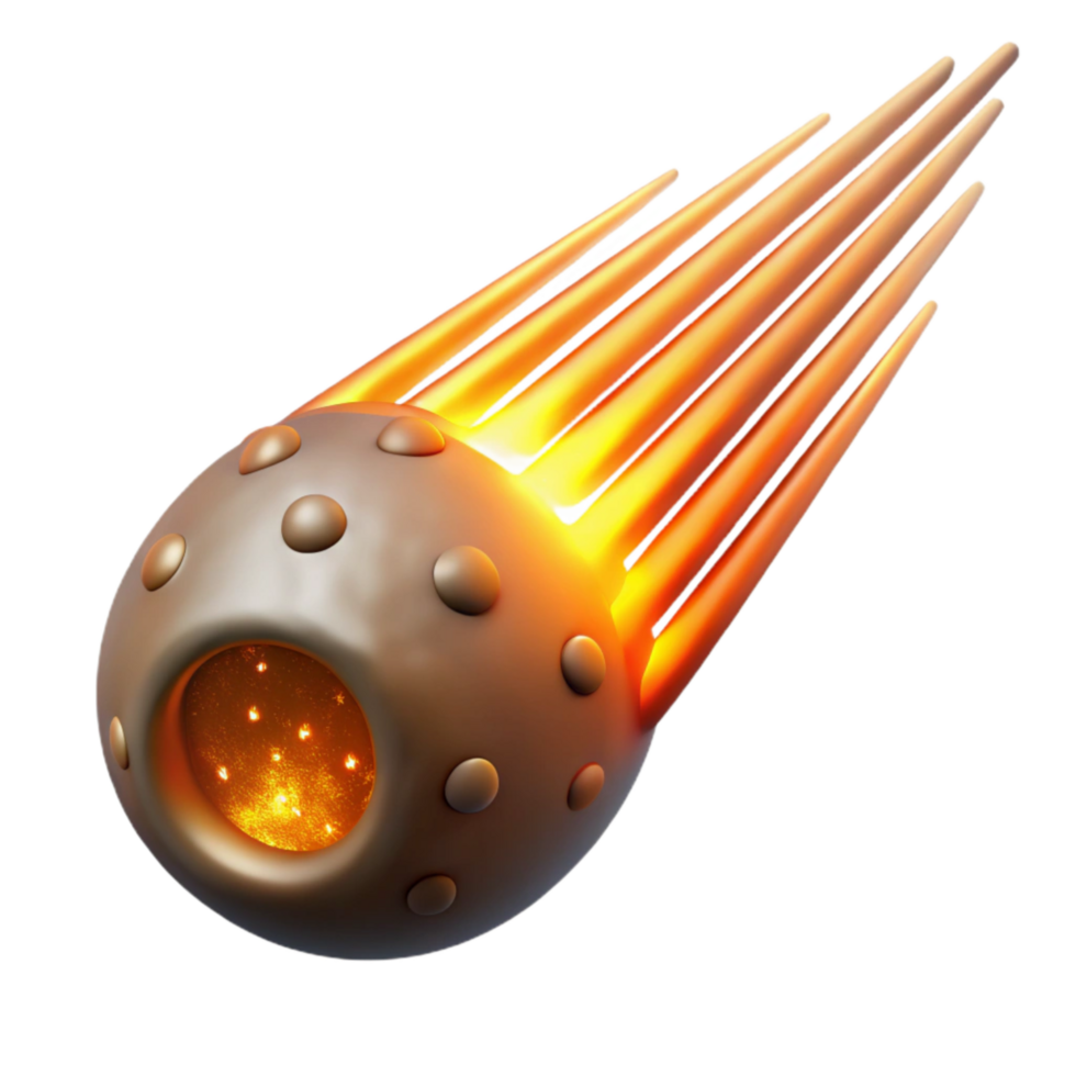 dramatic creative Meteor Shower with Radiant Point Cutout with Multiple Streaks professional png