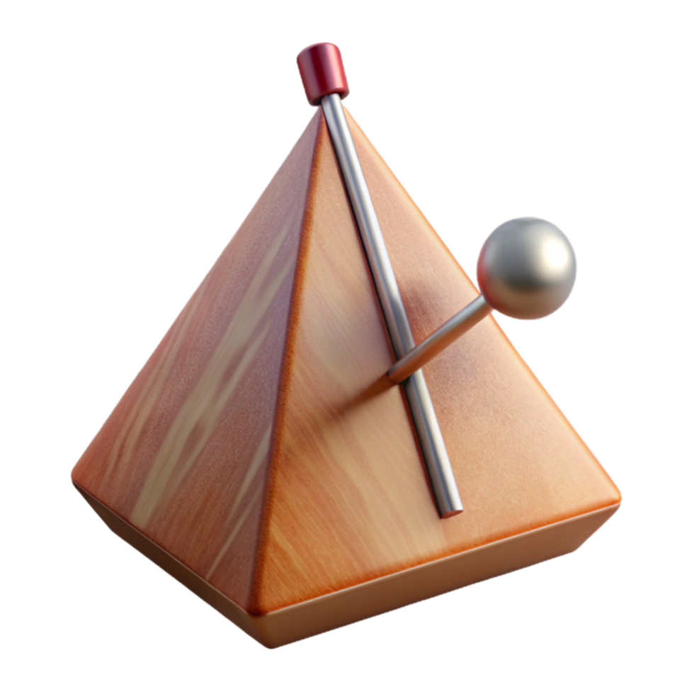 impressive modern Metronome Pendulum Swinging Isolated Element Transparent Background original png