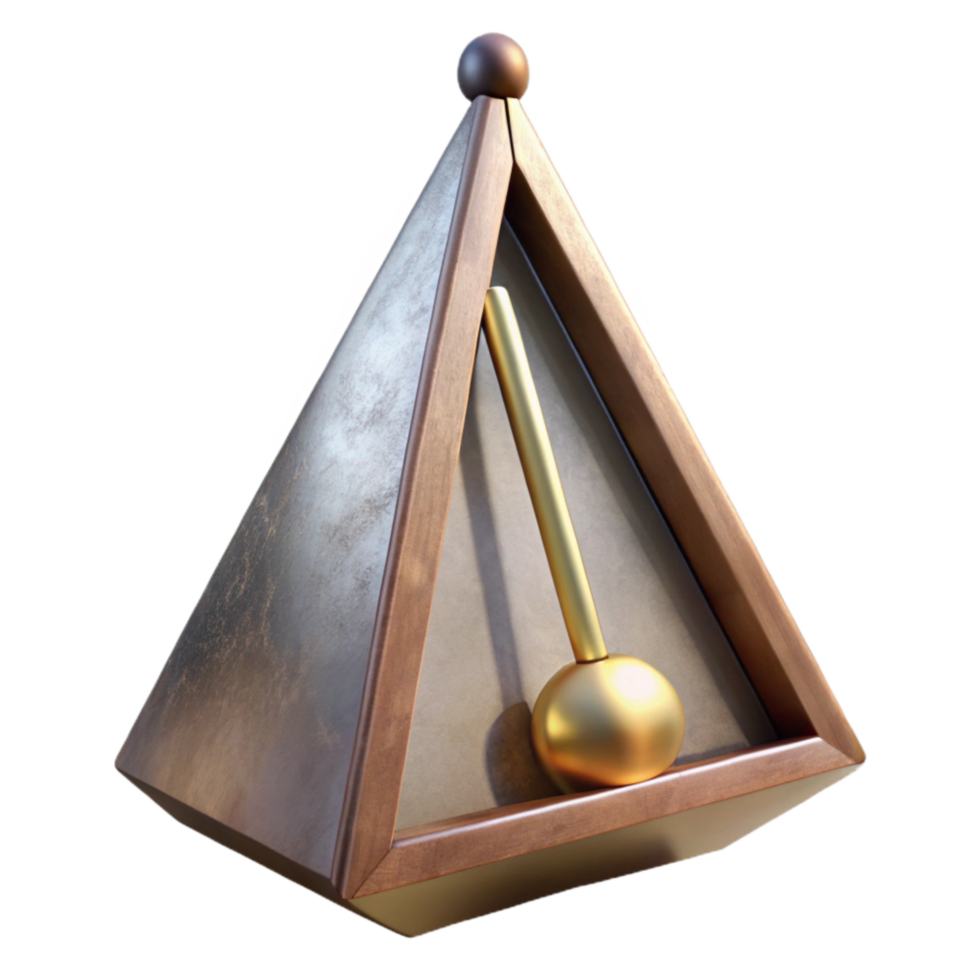 impressive traditional Metronome Pendulum Swinging Isolated Element Transparent Background exclusive png
