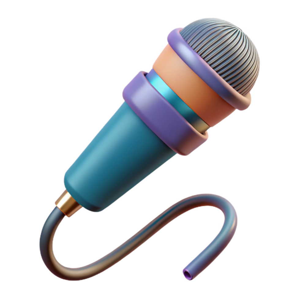 elegant artistic Microphone Cable Xlr Connector Gold Plated Transparent Background high resolution png