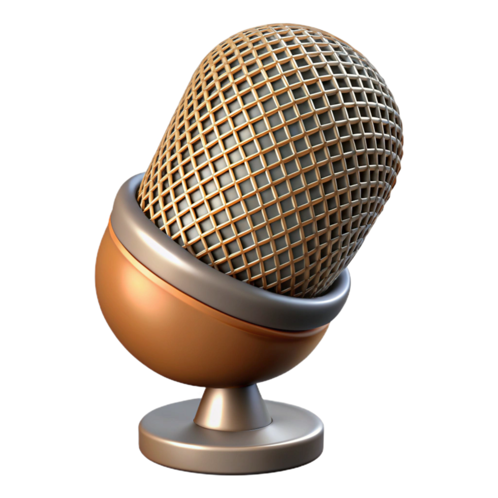 vibrant rustic Microphone Grill Mesh Pattern Isolated Cutout with Realistic Lighting authentic png