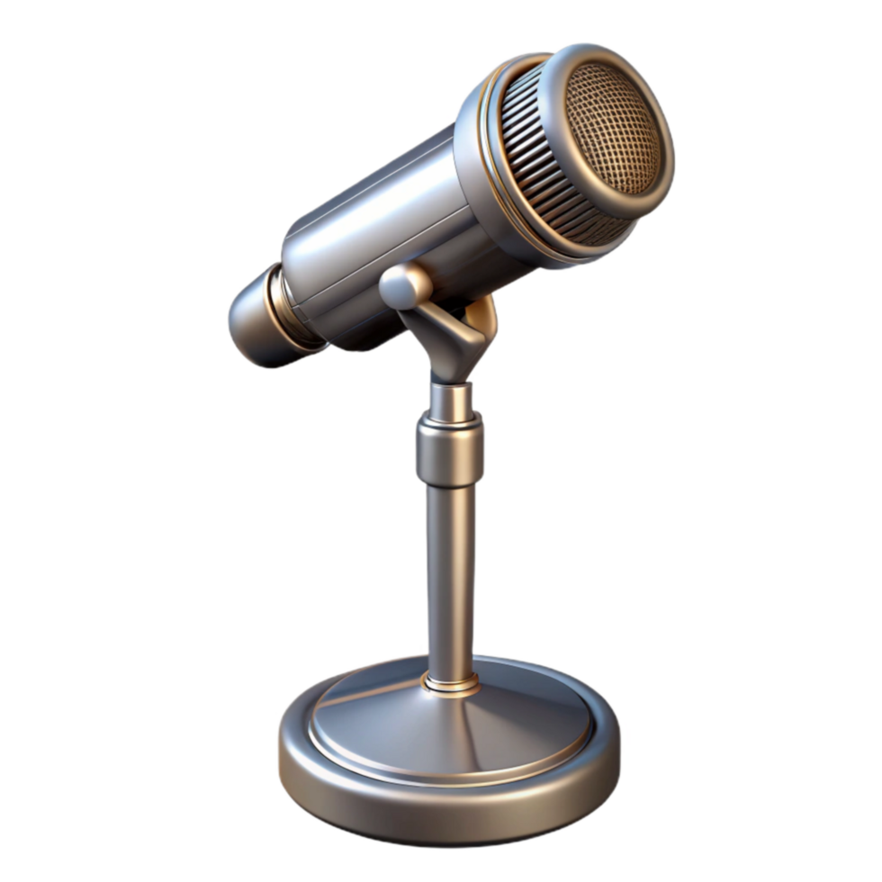 extraordinary creative Microphone Stand Adjustable Height Isolated Element original png