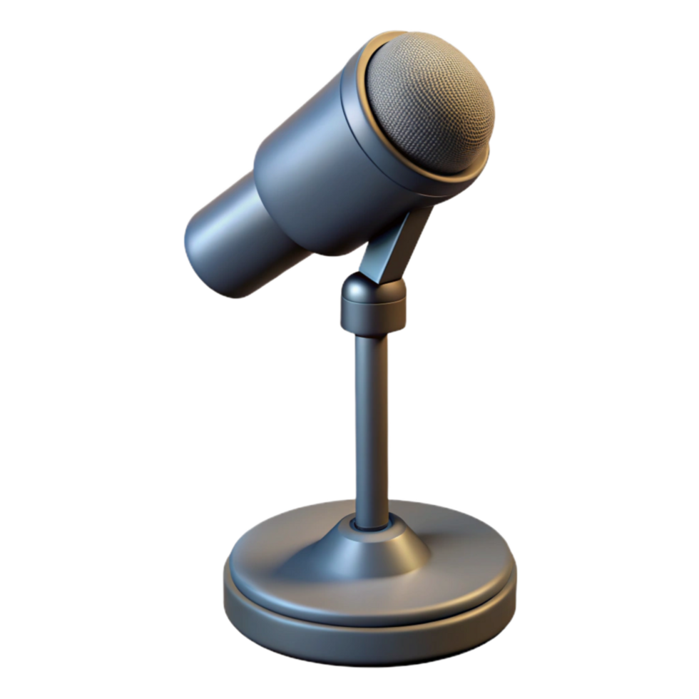 magnificent artistic Microphone Stand Adjustable Height Isolated Element professional png