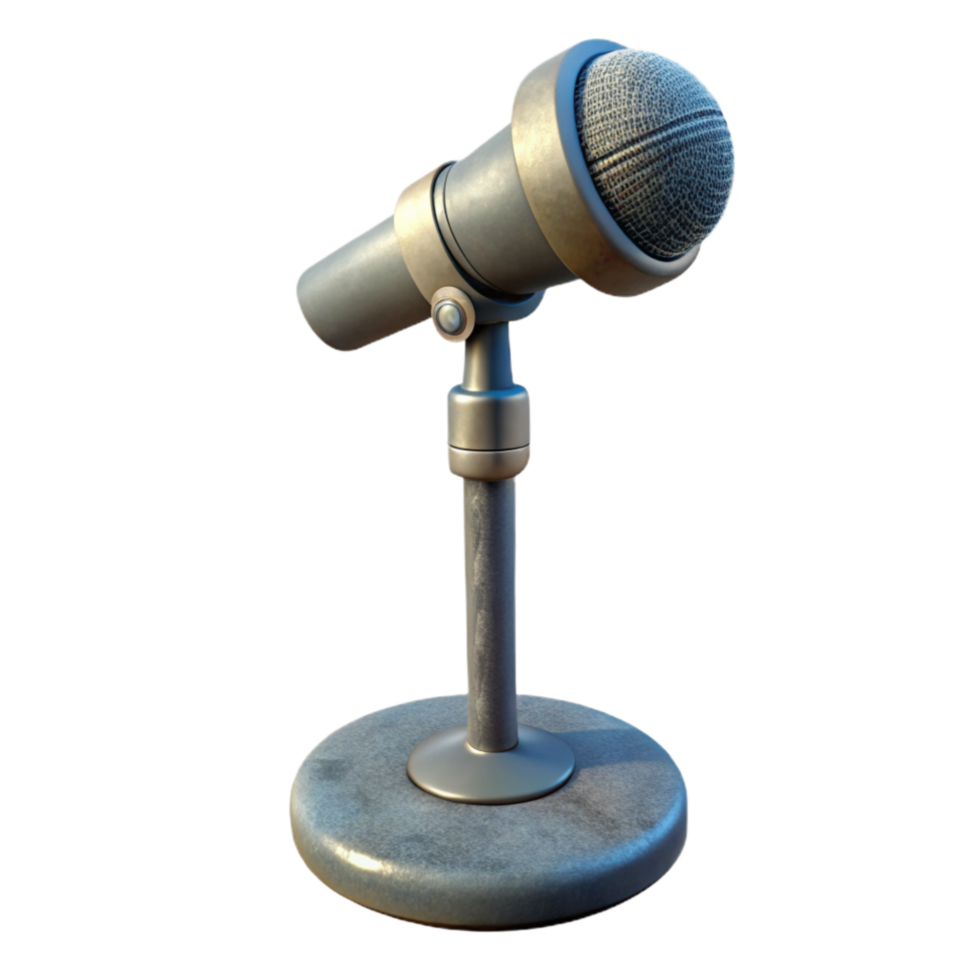 magnificent contemporary Microphone Stand Adjustable Height Isolated Element original png