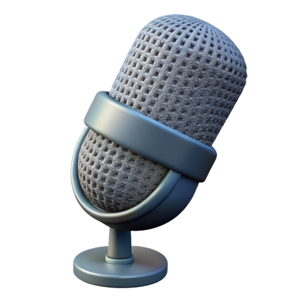 vibrant abstract Microphone Windscreen Foam Material Isolated Cutout with Detailed Texture original png