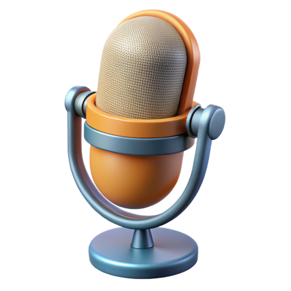 serene traditional Microphone with Pop Filter Side View Cutout png