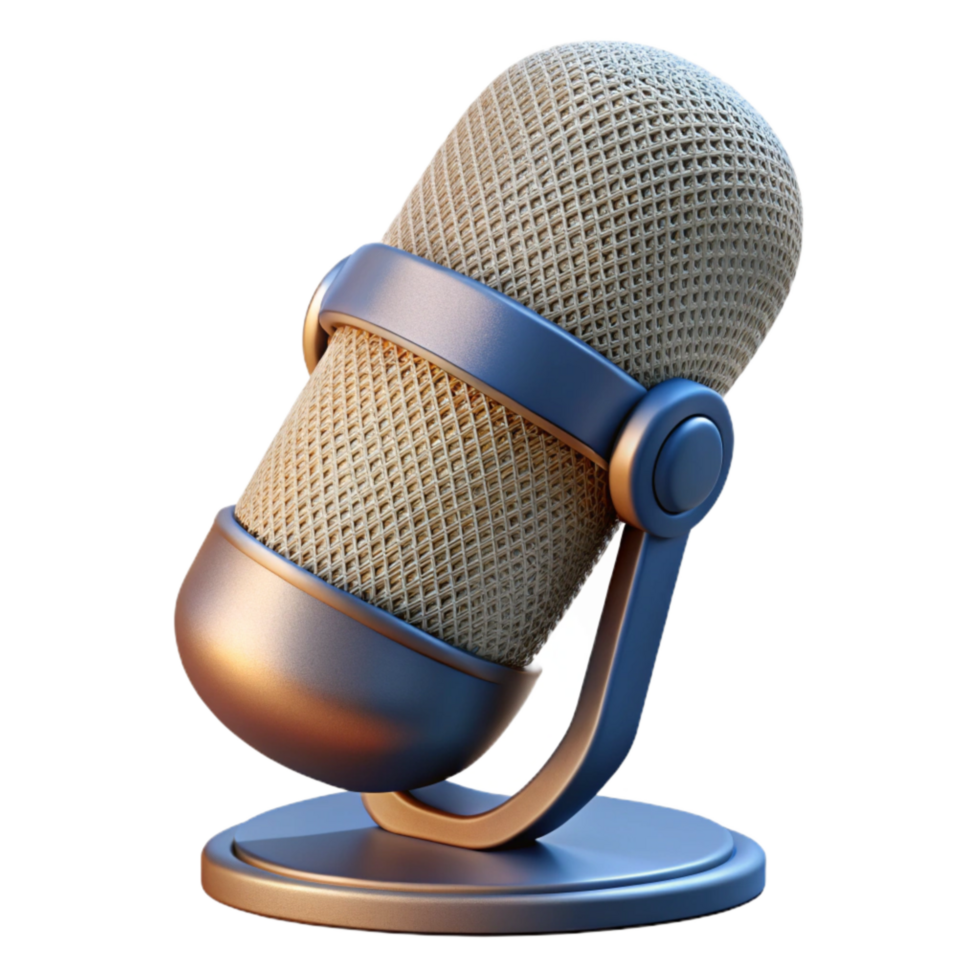 magnificent creative Microphone Windscreen Foam Material Isolated Cutout with Detailed Texture detailed png