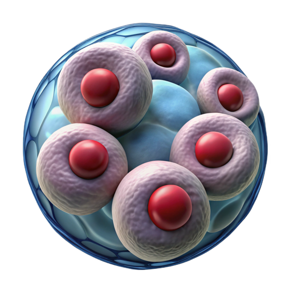 wonderful abstract Microscope Viewing Cells on Transparent Background png
