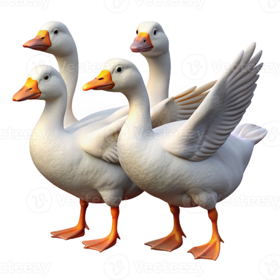 stunning traditional Migrating Geese Formation Transparent Background authentic png