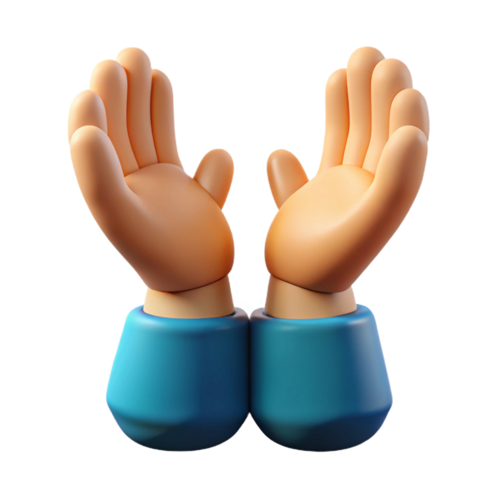 extraordinary classic Mindfulness Hands Open Upward Transparent Background original png