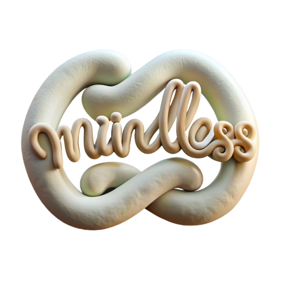 magnificent modern Mindfulness Quote Handwritten Script Element authentic png
