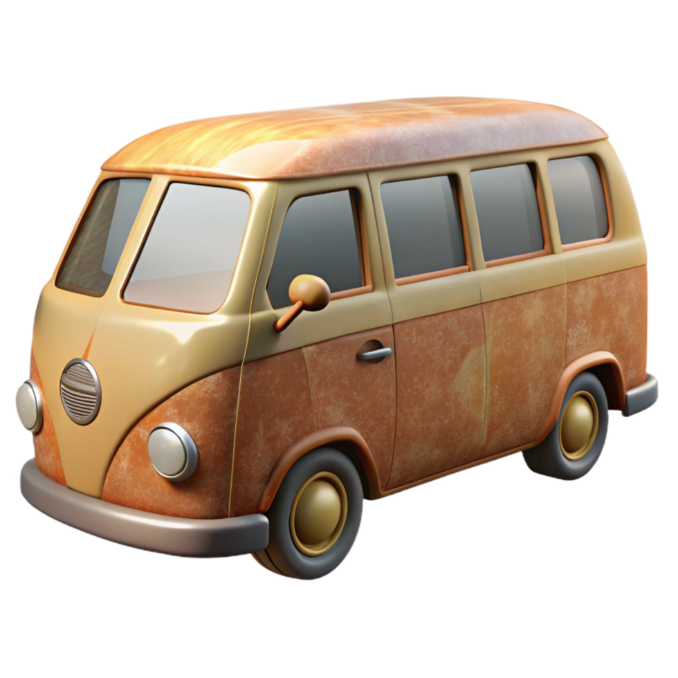 wonderful minimalist Minivan with Sliding Side Doors Transparent premium png