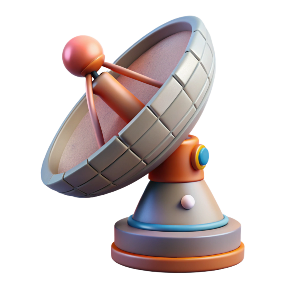 stunning artistic Mission Control Communication Antenna Cutout authentic png