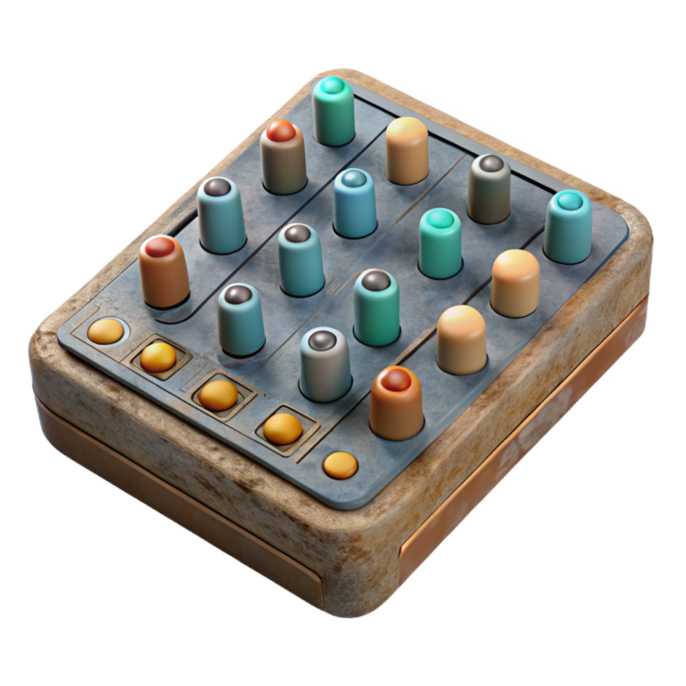 beautiful contemporary Mixing Board Channel Strip Detailed View Cutout professional png