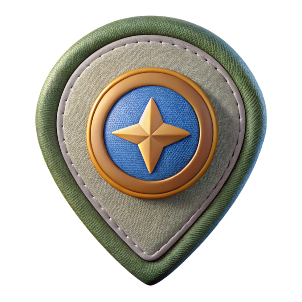 impressive classic Mission Patch Embroidered Design Cutout png