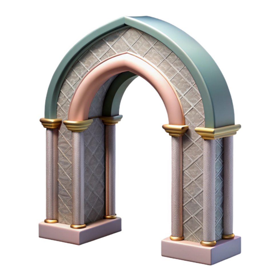 impressive creative Modern Archway Detailed Design Transparent Element exclusive png