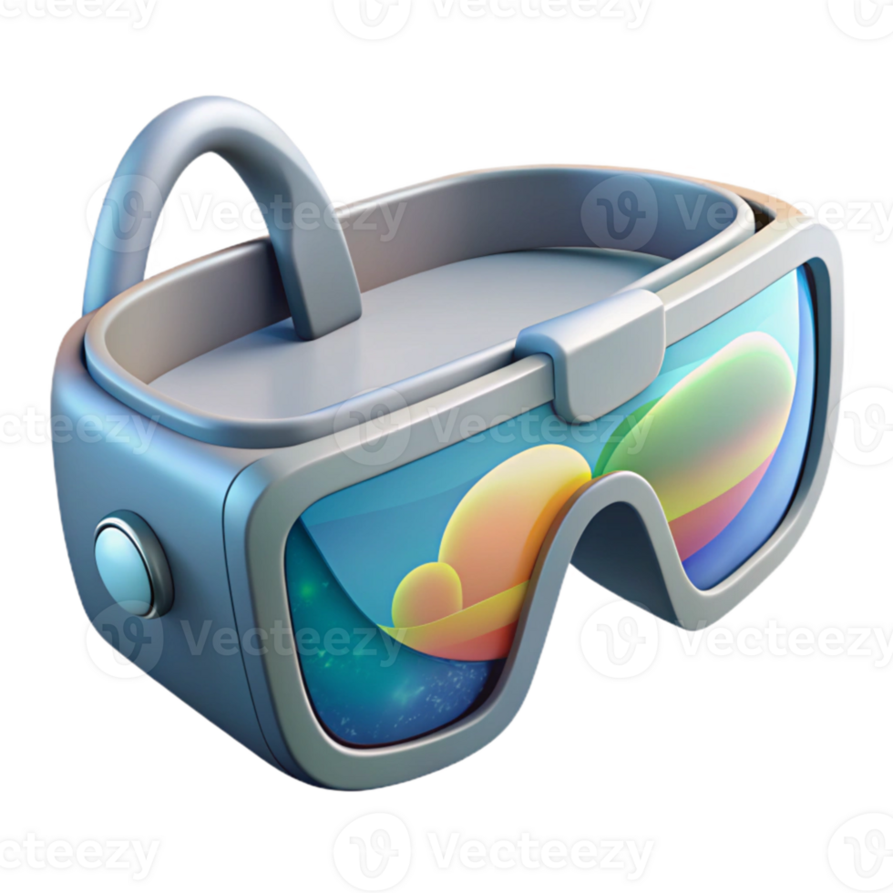 impressive rustic Modern Ar Glasses with Thin Frame Isolated authentic png