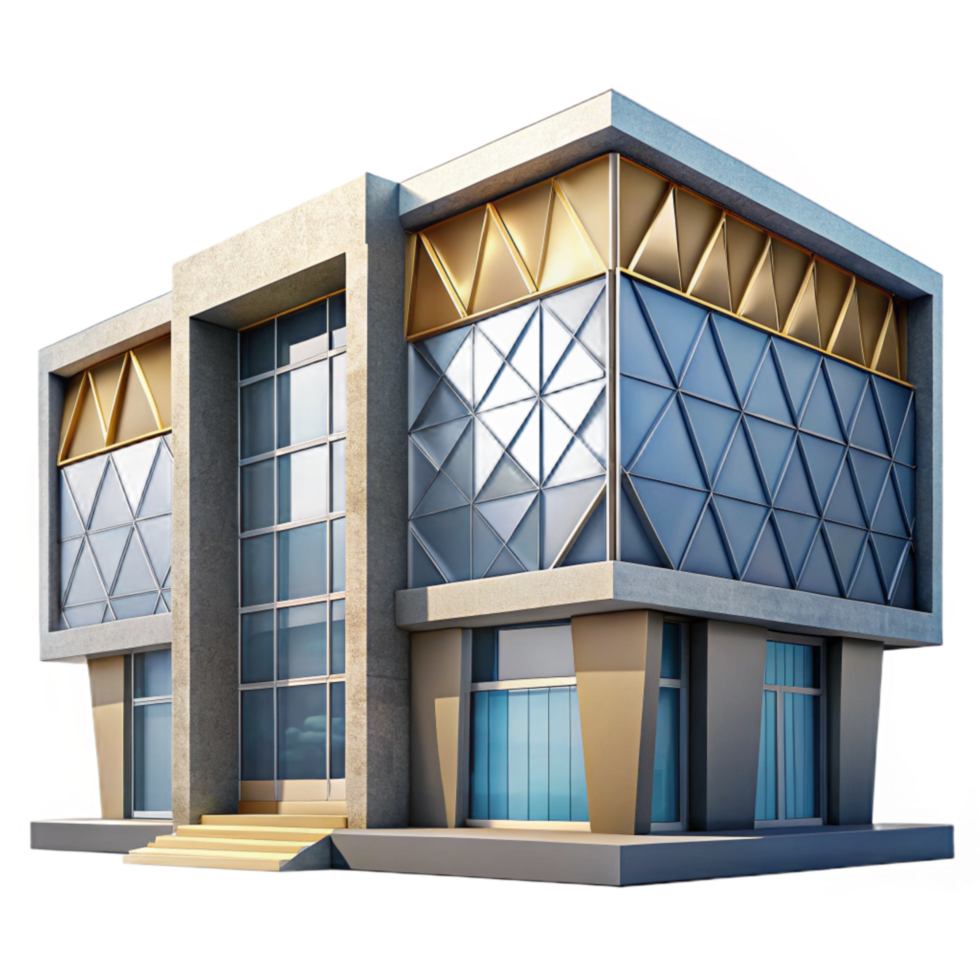extraordinary modern Modern Building Facade Geometric Pattern Cutout png