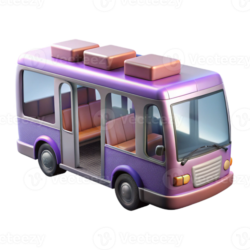 magnificent abstract Modern Bus Interior Cutout Isolated detailed png
