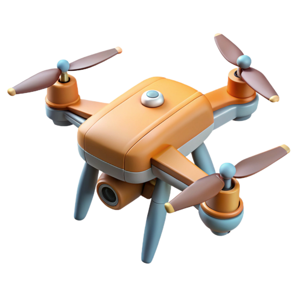 wonderful minimalist Modern Drone in Flight Isolated Element high quality png