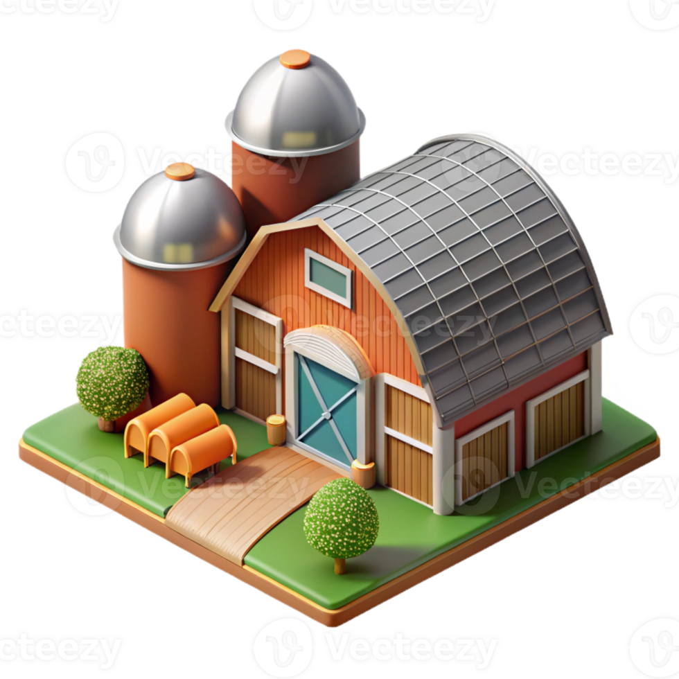 extraordinary rustic Modern Farm Buildings Aerial View Transparent Background png