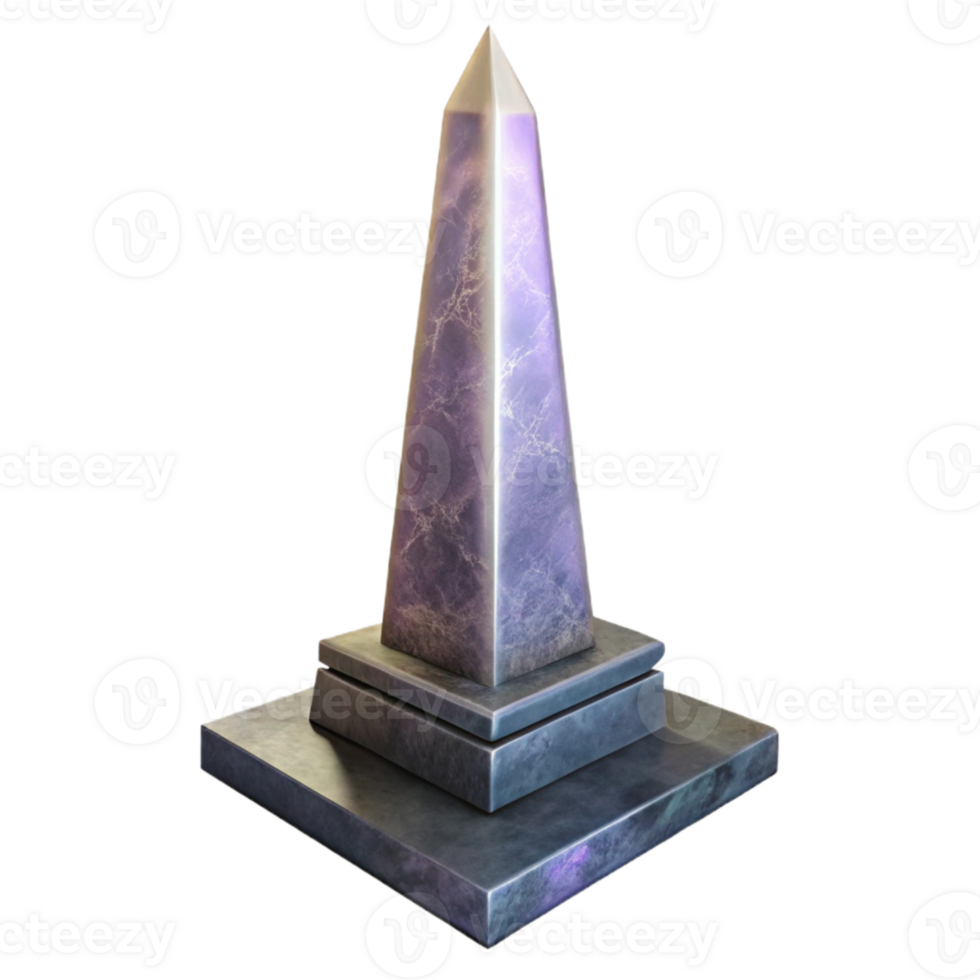 beautiful abstract Modern Obelisk Tall Structure Transparent Element png