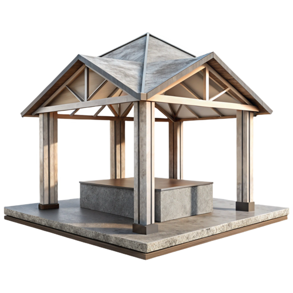 wonderful modern Modern Pavilion Open Air Structure Transparent original png