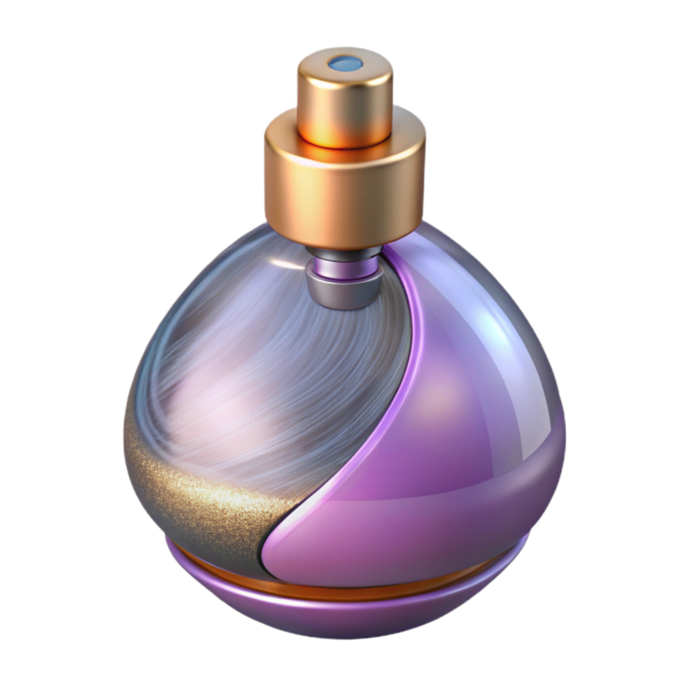 impressive creative Modern Perfume Bottle Cutout on Transparent Background original png