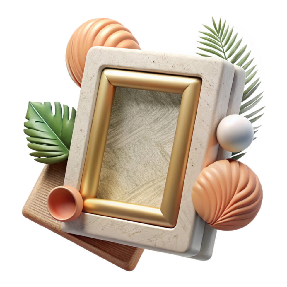 impressive contemporary Modern Photo Frame Minimalist Style Isolated original png